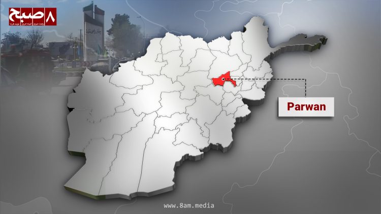 Province province highlighted inside the map of Afghanistan in a read color. (Photo Credit: 8am.media)