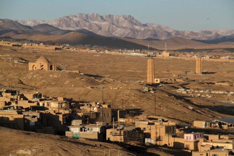A view from the Ghazni city, Afghanistan