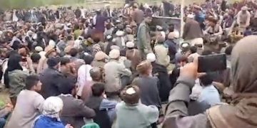 Protesters in Badakhshan province