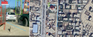 Figure 2: Geolocation showing a convoy of Khorasani heading towards the villa on Khorasani’s fourth wedding day.
