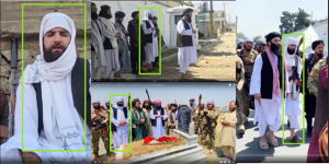 Figure 7: Recently, the individual identified as Abu Omar al-Ansari is observed with Khorasani posing as a special guard.