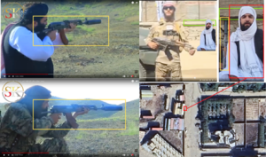 Figure 8: Geolocation of the video calling for the enslavement of Shia Hazaras in front of Khorasani’s villa.