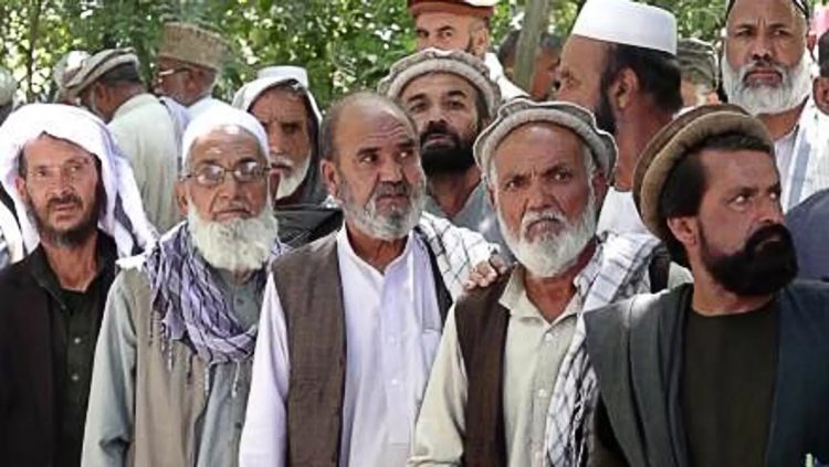 Retirees gather in Kabul to protest three years of unpaid pensions, demanding the Taliban government address their grievances. Many face severe financial hardships without their long-promised benefits. (Photo Credit: Social Media)