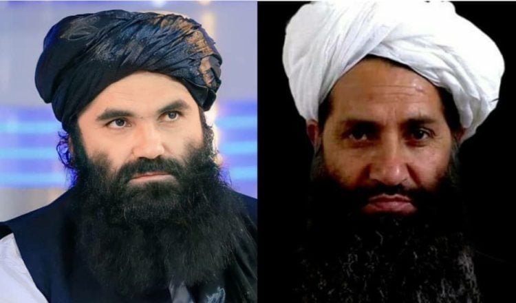 Left: Sirajuddin Haqqani, Taliban Interior Minister; Right: Hibatullah Akhundzada, Taliban Supreme Leader.