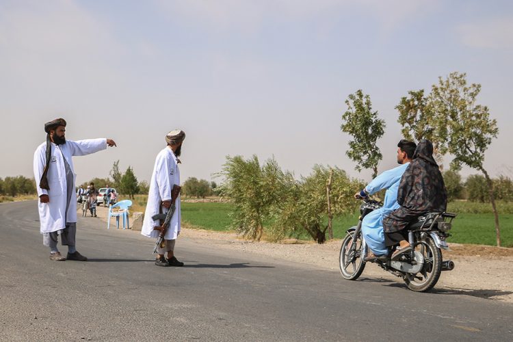 Taliban Morality Police Checkpoint (Photo Credit: AFP)