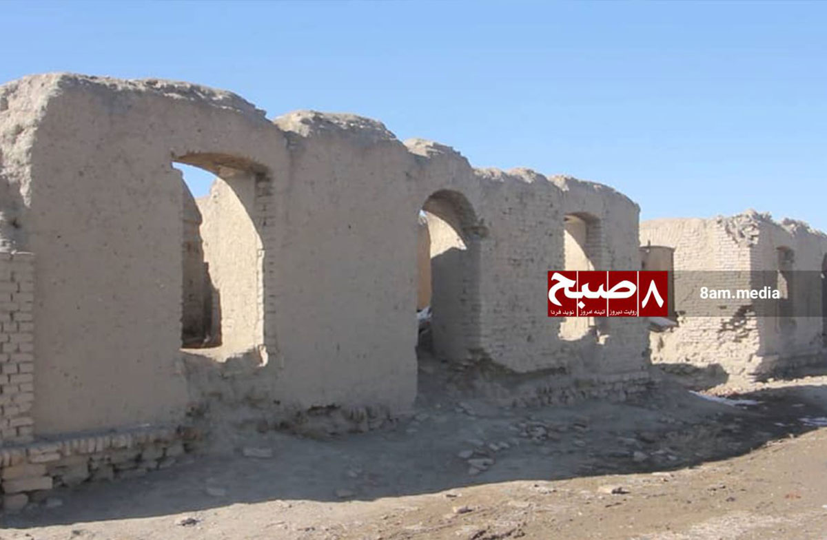 The crumbling arches of the Bala Hissar Fortress in Ghazni, reflecting years of neglect.