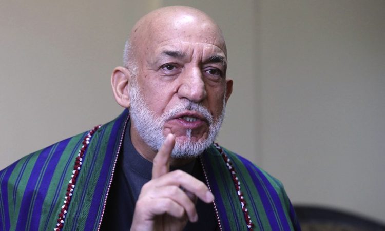 Former Afghan President Hamid Karzai speaks during an interview in Kabul, Afghanistan, amid reports of increased Taliban pressure and potential forced exile. (Photo Credit: AP Photo/ Rahmat Gul)
