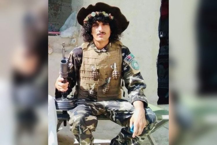 A former Afghan National Directorate of Security (NDS) soldier identified as Samad Tanai, who was shot dead by unidentified gunmen in Khost Province's Tanai district on Friday afternoon. (Photo Credit: Exclusive)