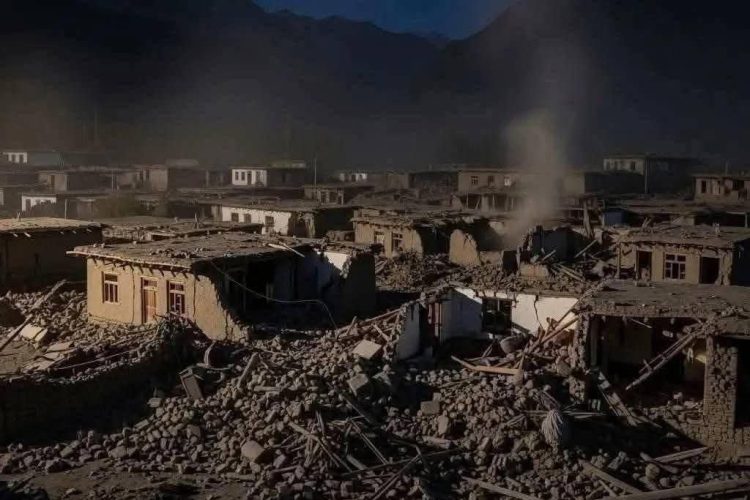 Devastation in Kunar following a deadly earthquake, with homes reduced to rubble and aftershocks still felt. (Photo Credit: Social Media)