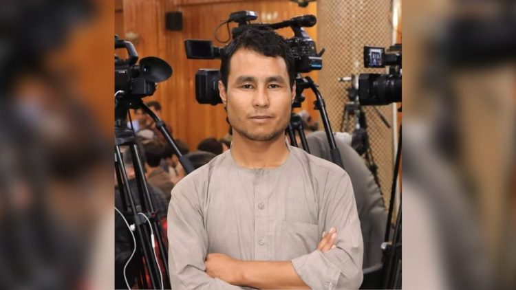 Afghanistan journalist Mehdi Ansari stands in a media studio surrounded by cameras and equipment before his arrest by Taliban intelligence in October 2024. (Photo Credit: Exclusive)
