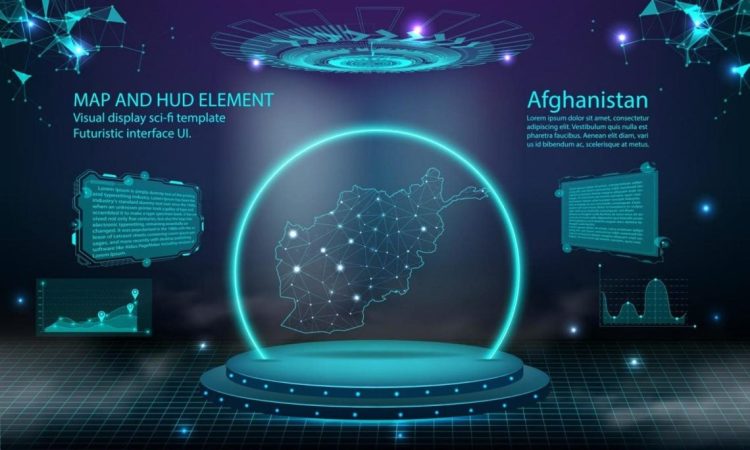 This futuristic digital visualization represents Afghanistan's paradox: a nation where Generation Z navigates between cutting-edge technology and severe restrictions, symbolizing the clash between virtual freedom and physical confinement that defines their reality. (Photo Credit: Vecteezy)