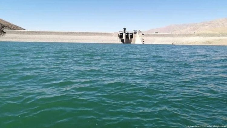 The Kamal Khan Dam on the Helmand River, at the center of the water dispute between Iran and Taliban-controlled Afghanistan. (Photo Credit: Presidential Press Office of Afghanistan)