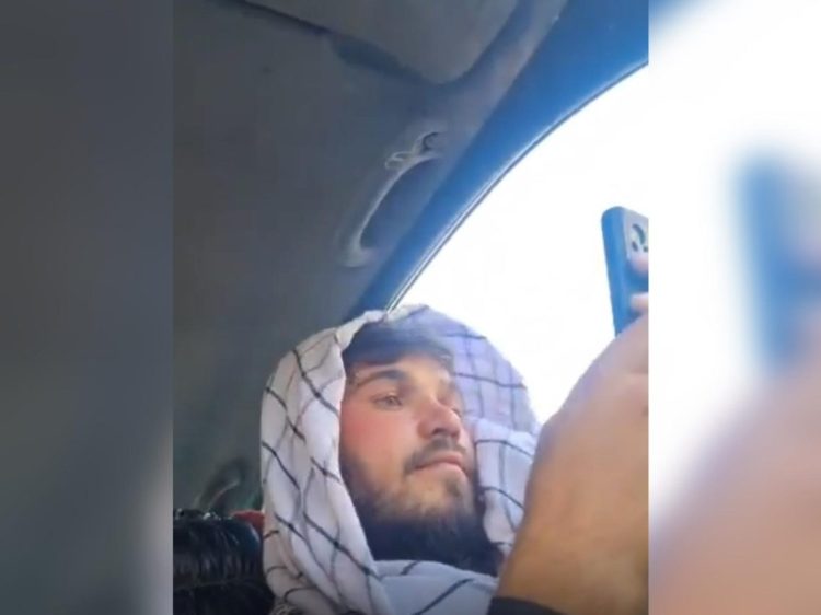 A still from the video obtained by Hasht-e Subh Daily showing an alleged Taliban intelligence operative discussing plans for targeted killings of former government personnel in Afghanistan. (Photo Credit: Exclusive)