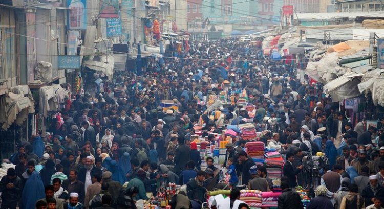 A densely packed street market in Afghanistan reflects the bustling daily life of Afghan civilians, even as millions of women and girls remain systematically excluded from education and public life. Photo Credit: (UNAMA/Fardin Waezi)