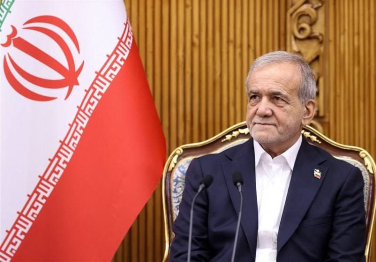 Iranian President speaking and apologizing to those harmed in recent protests. Photo Credit: Tasnim