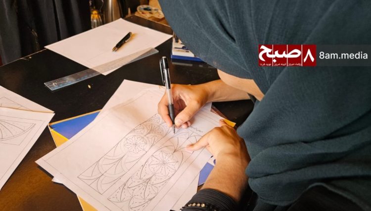 A girl works on her lessons at home amid ongoing school closures and limited access to online education in Afghanistan. (Photo Credit: 8am.media)