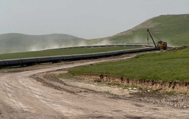 Progress on TAPI gas pipeline construction in Herat province (Photo Credit: @FitratHamd)
