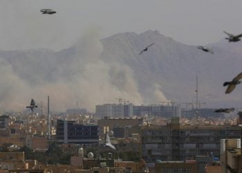 Tehran engulfed in smoke after bombing. Photo Credit: Reuters