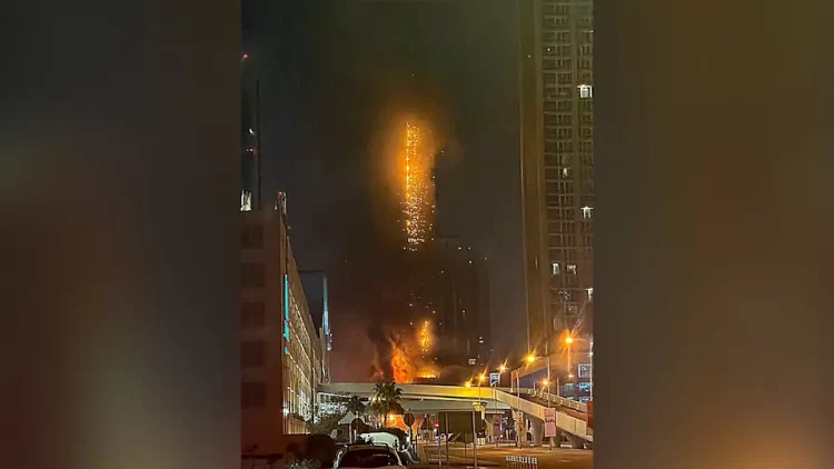 Explosion lights Bahrain night. Photo Credit: Foxnews