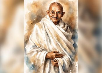 Gandhi symbolizes peace and memory. (Photo Credit: AI)