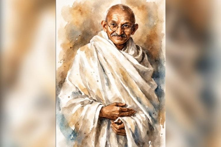 Gandhi symbolizes peace and memory. (Photo Credit: AI)