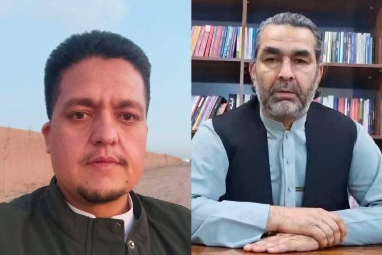 Qadoos Khatibi and Fayyaz Ghori detained. Photo Credit: Social Media