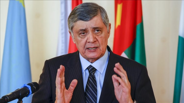 Zamir Kabulov speaks in Kabul. Photo Credit: AA