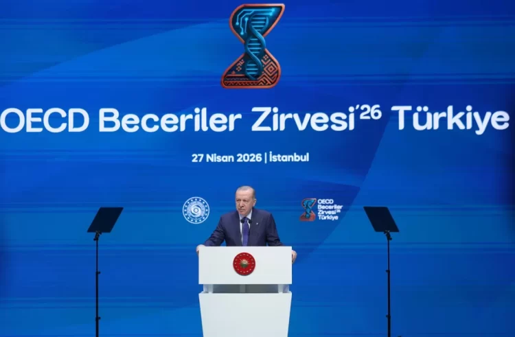 Erdogan OECD Skills Summit (Photo Credit: TRT)