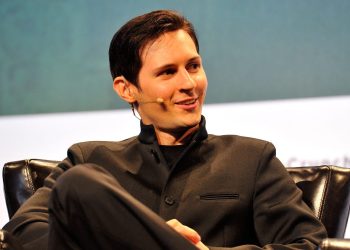 Pavel Durov sitting during a conference appearance amid legal summons reported from Russia. (Photo Credit: AFP)