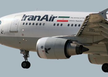 IranAir aircraft flying in the sky above Iranian airport. (Photo Credit: iran front page)