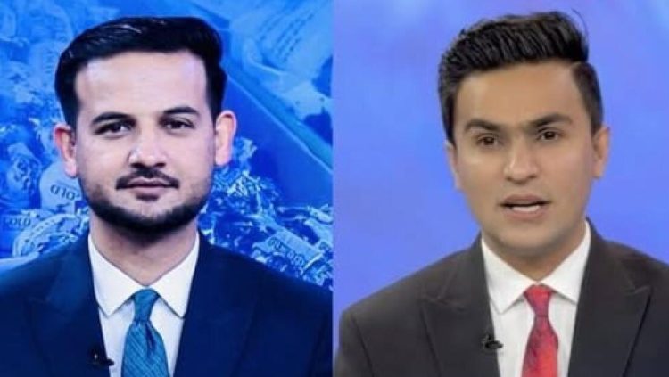 Mansoor Niazi and Imran Danish. (Photo credit: TOLOnews)
