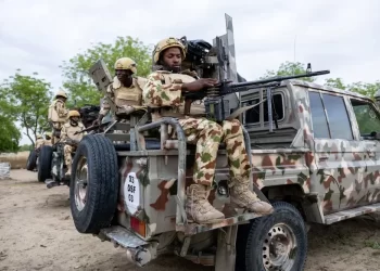 Nigerian military in joint operation with US in northeastern Nigeria (Photo credit: AFP via Getty Images)