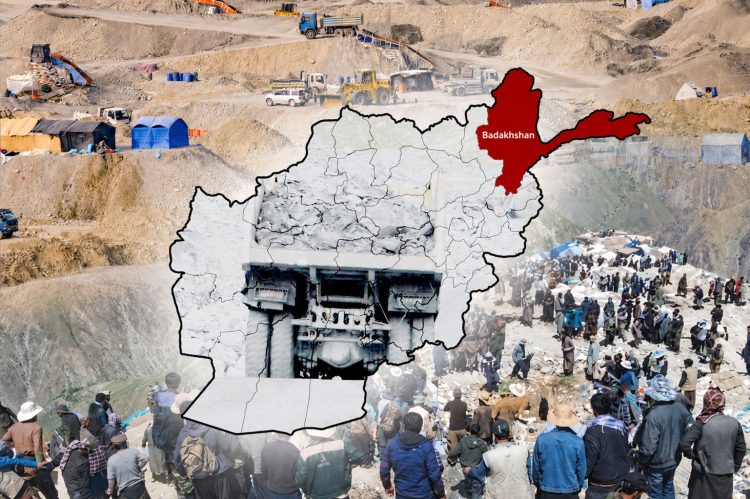 Miners and residents gather at a gold mining site in Badakhshan, northeastern Afghanistan, as Taliban-linked commanders seize local workshops amid escalating disputes over mining permits. (Photo Credit: Social Media + AFP)