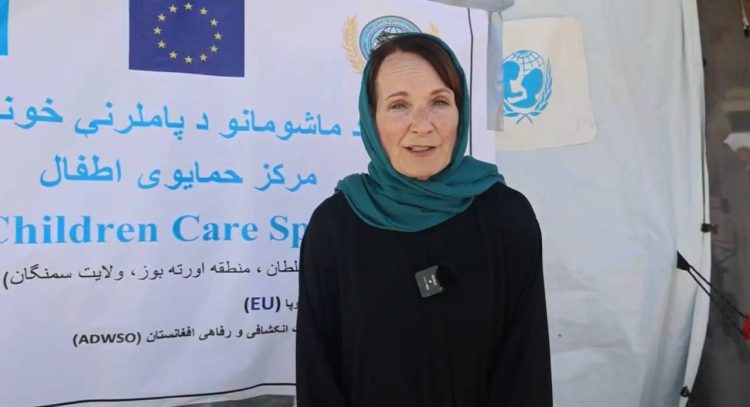 Georgette Gagnon, the Acting Head of the United Nations Assistance Mission in Afghanistan (UNAMA). (Photo credit: UNAMA)