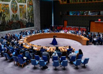 A view of the United Nations Security Council chamber during an official meeting. (Photo credit: AP)