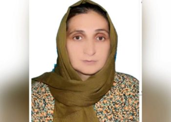 A portrait image of Lailma, wife of singer Salam Maftoon, who was killed by unknown gunmen in Ishkashim district of Badakhshan province. (Photo Credit: Exclusive)