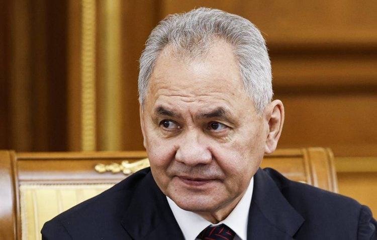 Russian Security Council Secretary Sergei Shoigu speaks during a meeting of the Shanghai Cooperation Organization security chiefs, warning that 18,000 to 23,000 armed fighters are active in Afghanistan. (Photo credit: Dmitry Astakhov/POOL/TASS)