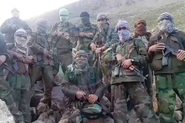 Armed members of the Afghanistan Freedom Front. (Photo: AfgFreedomAFF)