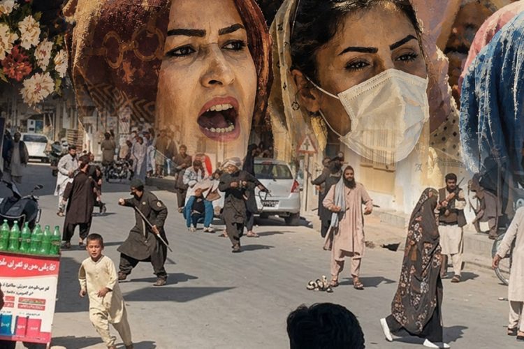 Women stand in the streets, raising their voices in protest for justice, freedom, and equal rights. This image tells a story of resistance and hope in the face of silence and oppression. (Photo: AFP / Social Media)