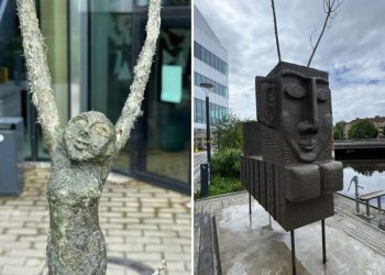 Afghan artist Sanaz Hakimi is showcasing three works inspired by Bamiyan’s heritage, Afghan identity, and women’s resilience at Sweden’s prestigious OpenArt festival (Photo credit rCLUSIVE)