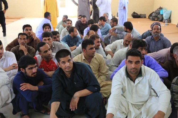 Several Afghan prisoners, after being transferred from Iran to Afghanistan, the Taliban said the individuals were returned to the country following identity verification as part of the prisoner transfer process between the two countries. (Photo: AFGEmbIran)
