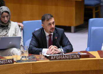 Afghanistan’s acting representative to the UN, Nasir Ahmad Faiq, told the Security Council that the Taliban have ignored public demands and international appeals, while pursuing policies that undermine rights, accountability, and inclusive governance (Photo credit: /https://afghanmission-un.org)