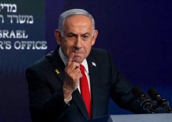 Israeli Prime Minister Benjamin Netanyahu speaks at a press conference at the Prime Minister's Office in Jerusalem. (Photo Credit: REUTERS)