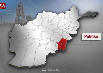 Map of Afghanistan highlighting Paktika province. (Photo: The Hasht-e Subh Daily)