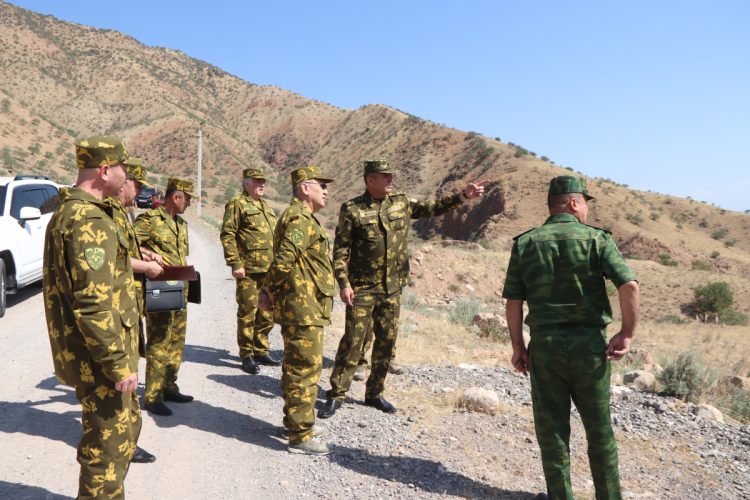 Talatbek Masadykov, Secretary-General of the Collective Security Treaty Organization (CSTO), visited parts of the Afghanistan–Tajikistan border during a trip to Tajikistan. (Photo Credit: CSTO)