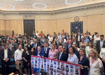 Participants at the 9th World Congress Against the Death Penalty and a meeting at the French National Assembly called for greater attention to human rights violations in Iran and urged an end to the use of the death penalty as a tool of repression. (Photo Credit: Submitted)
