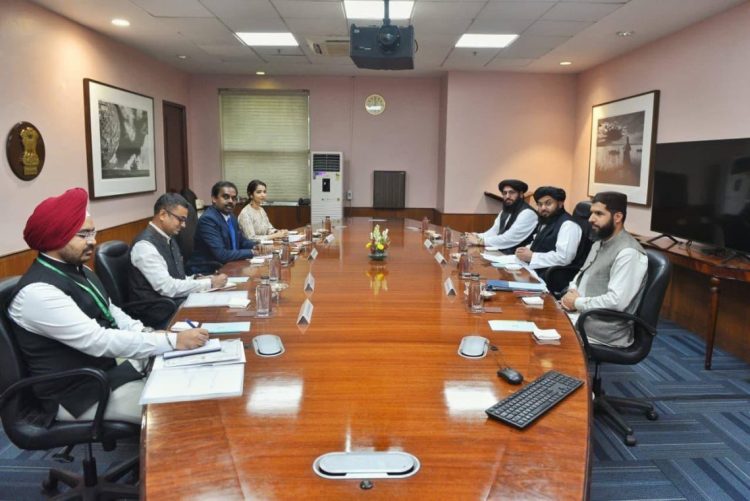 Officials from India and the Taliban hold the fourth Joint Committee meeting in New Delhi to discuss bilateral relations and diplomatic engagement. (Photo credit: @MEAIndia)