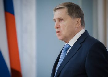 Kremlin aide Yury Ushakov. (Photo credit: TASS)