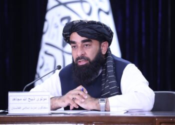 Zabihullah Mujahid, the Taliban spokesperson. (Photo: GMIC)