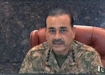 Asim Munir, Pakistan’s army chief, is scheduled to travel to Tehran tomorrow for talks and meetings with Iranian officials. (Photo: ISPR)